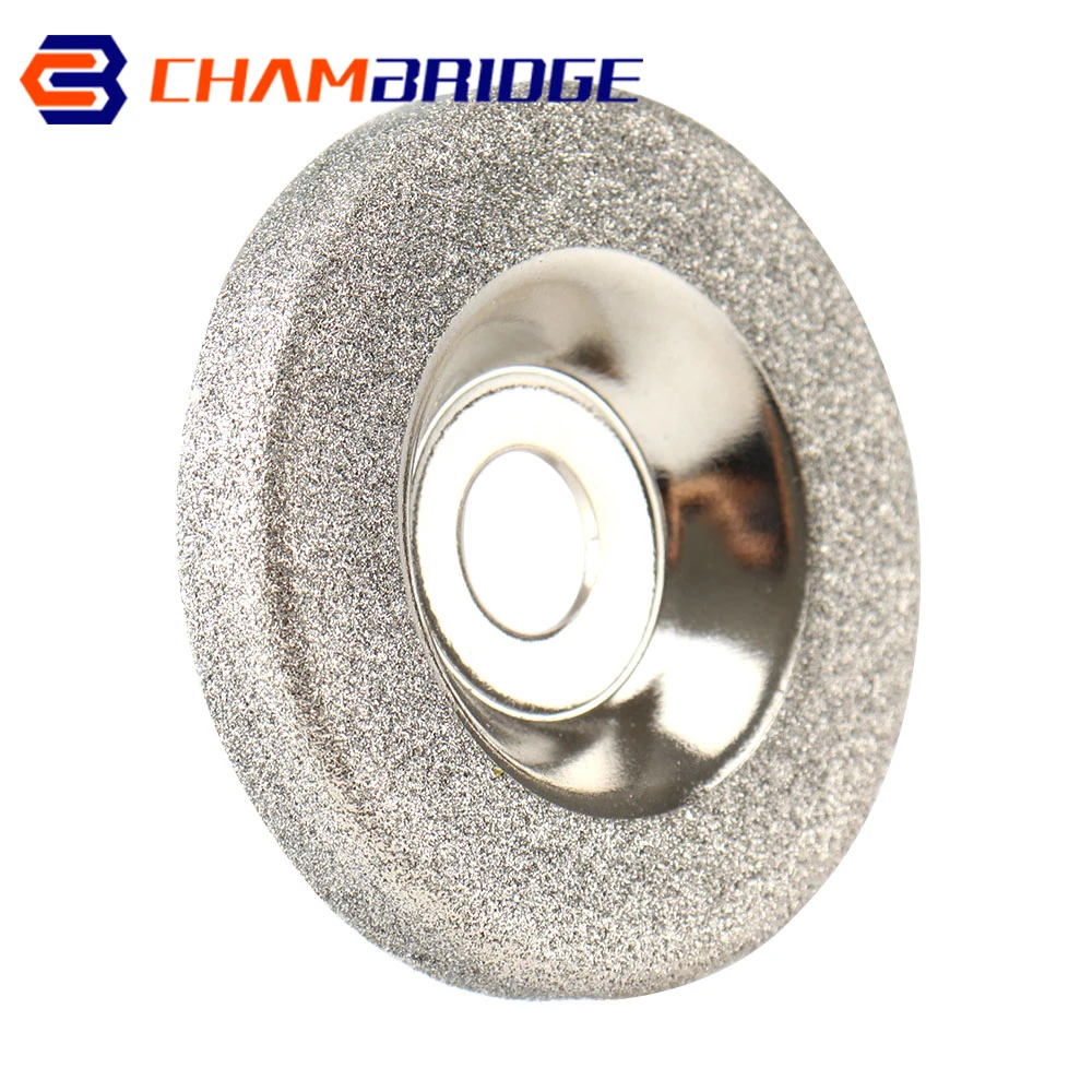 2-10Pcs 50mm Diamond Grinding Wheel Electroplated Circle Disc Grinder Stone Cutting Rotary Tool for Quick Removal Or Trimming