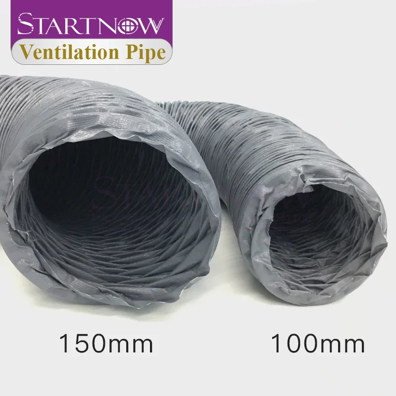 Startnow 3m/Lot 150mm Nylon Fabric Ventilation Pipe Ventilator Hose Plastic Canvas Flexible Telescopic Tube Intake Exhaust Duct