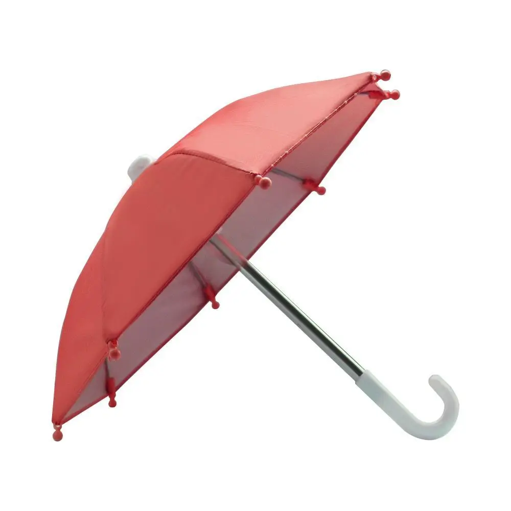 New Mini Umbrella Toy Bicycle Phone Holder Sunshade Umbrella Decoration Accessories Polyester For Children Play Mini Umbrella