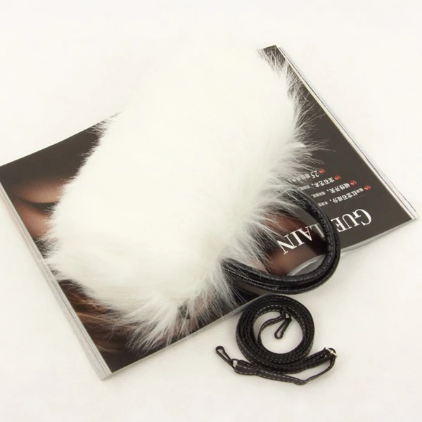Girls Lady Fashion PU Leather & Faux Fur Handbag Shoulder Bag EIG88