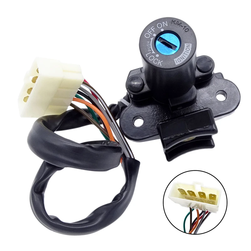 1 Set for Kawasaki ZXR750 ZZR 400 600 ZZR400 ZZR600 ZXR400 Motorcycle Ignition Switch Lock with 2 Keys Motorcycle Accessories