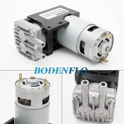 635mmHg Hight Vacuum Pumps BD-07V DC12V Mini Oilless Negative 24volt Piston Pump Aluminum Head