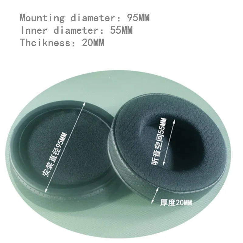 مثقب بطانة للأذن رغوة بطانة للأذن 100 مللي متر 70 مللي متر 105 مللي متر 110 مللي متر وسائد لسوني ل AKG ل Sennheiser ل ATH ل فيليبس سماعات