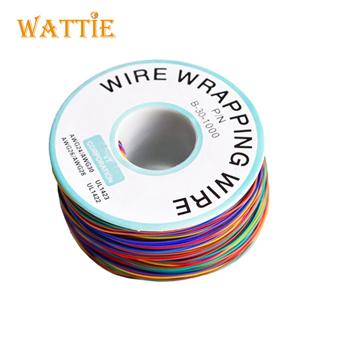 Circuit board flying wire single core tinned copper wire OK wire 0.55mm aviation wire PCB test wire 8-color mixed installation