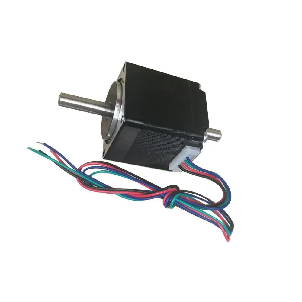 28BYG32 2-phase 4-wire 28mm NEMA11 Stepper Motor with Double Shaft 0.67A 6N.cm 600g.cm Biaxial Stepping Motor JL28STH32-0674B