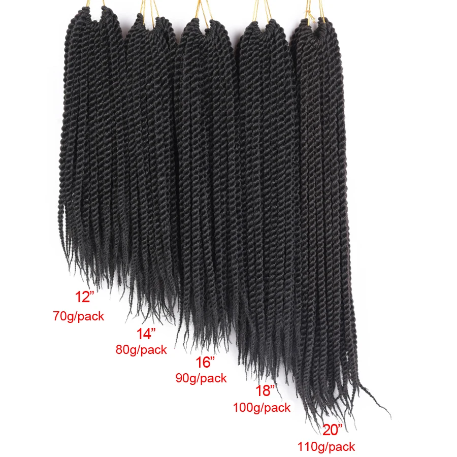 TOMO — Extensions Capillaires Synthétiques au Crochet Type Tresses, Article de 22 Brins, de 12, 14, 16, 18, 20, 22 Pouces, Style Ombré, Brunes, Bordeaux