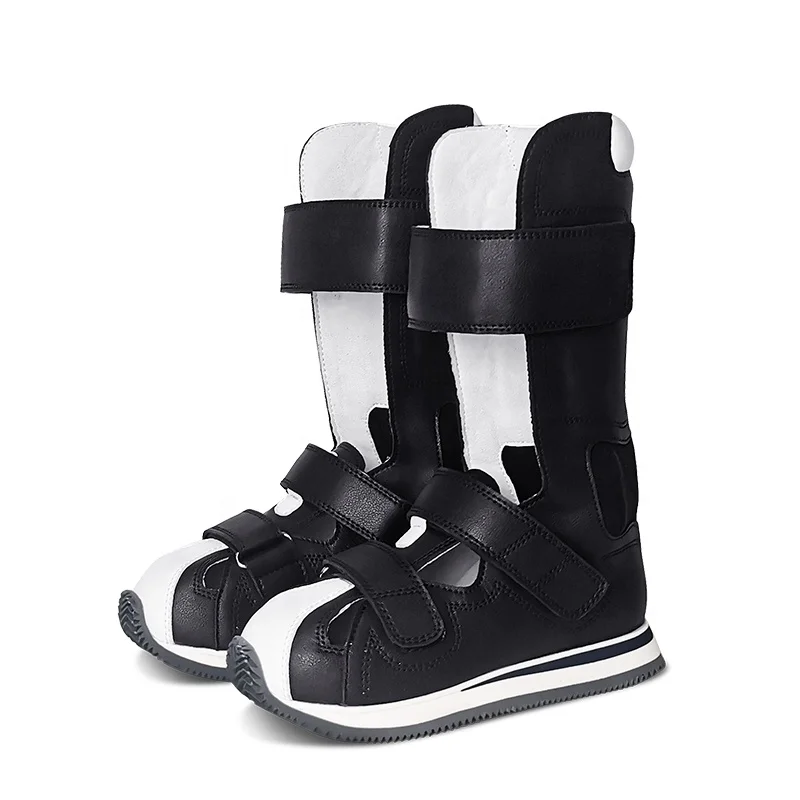 Kids Boy Girls Physiotherapy Orthopedics AFO Shoes Cerebral Palsy Children Black Corrective Orthotic Footwear Size23 To 37