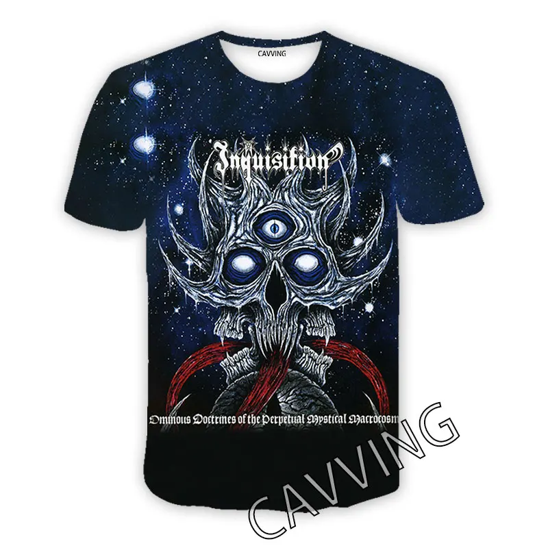 CAVVING 3D Printed  Inquisition Band  Casual T-shirts  Hip Hop Tee Shirts Harajuku Styles Tops Clothing for Men/women