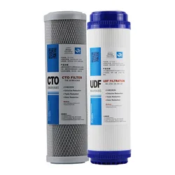 YenvQee-filtro de agua de algodón PP Universal, bloque CTO, accesorios UDF, 10 pulgadas