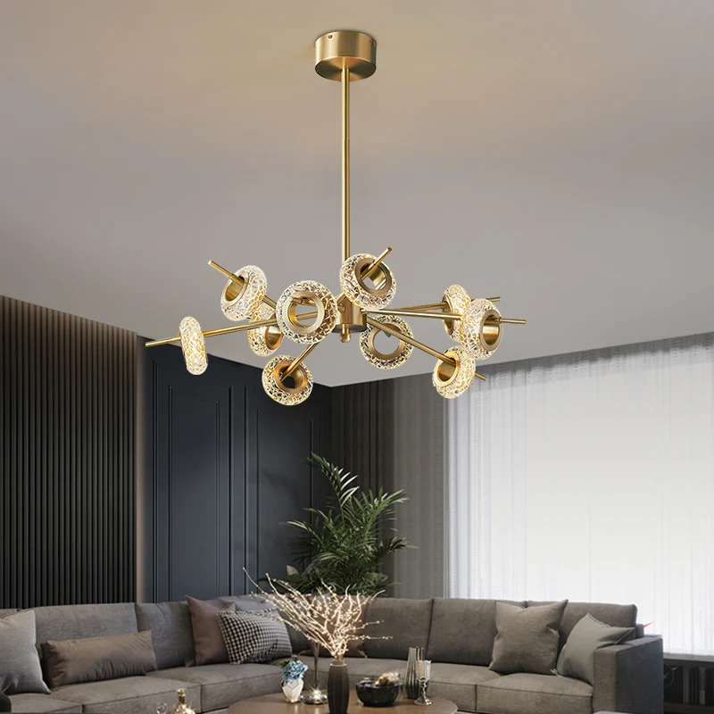 

Nordic fancy chandeliers for Living Room Romantic Glass branching bubbles Bedroom Kitchen Dining Decorative foyer chandelier