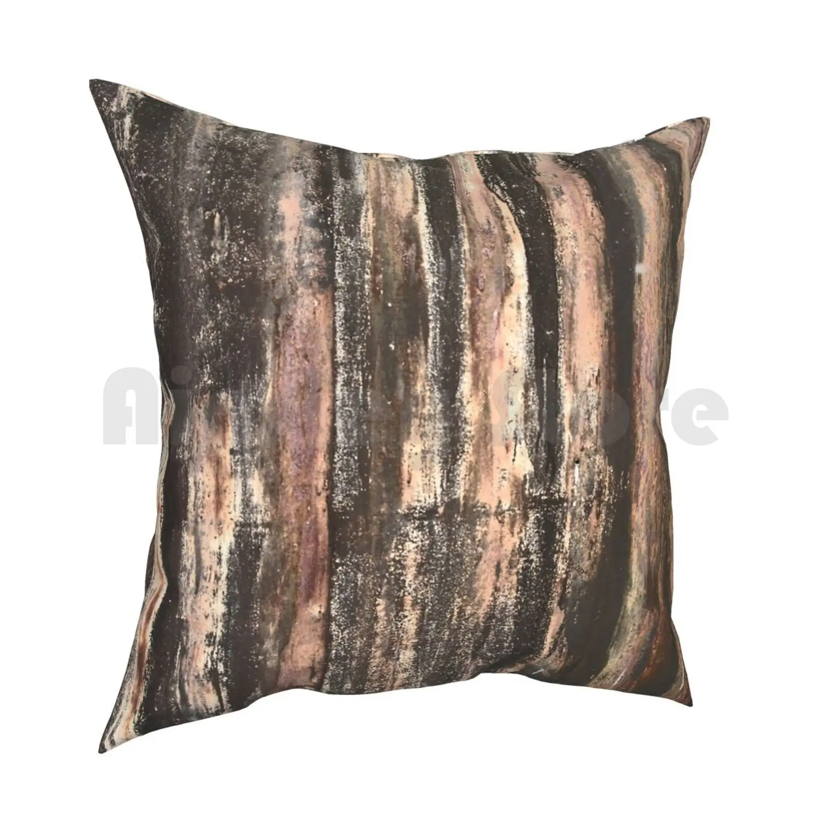 Rusted Corrugated Metal Texture Pillow Case Printed Home Soft Throw Pillow Corrugated Metal Rust Rusty Rusted Industrial