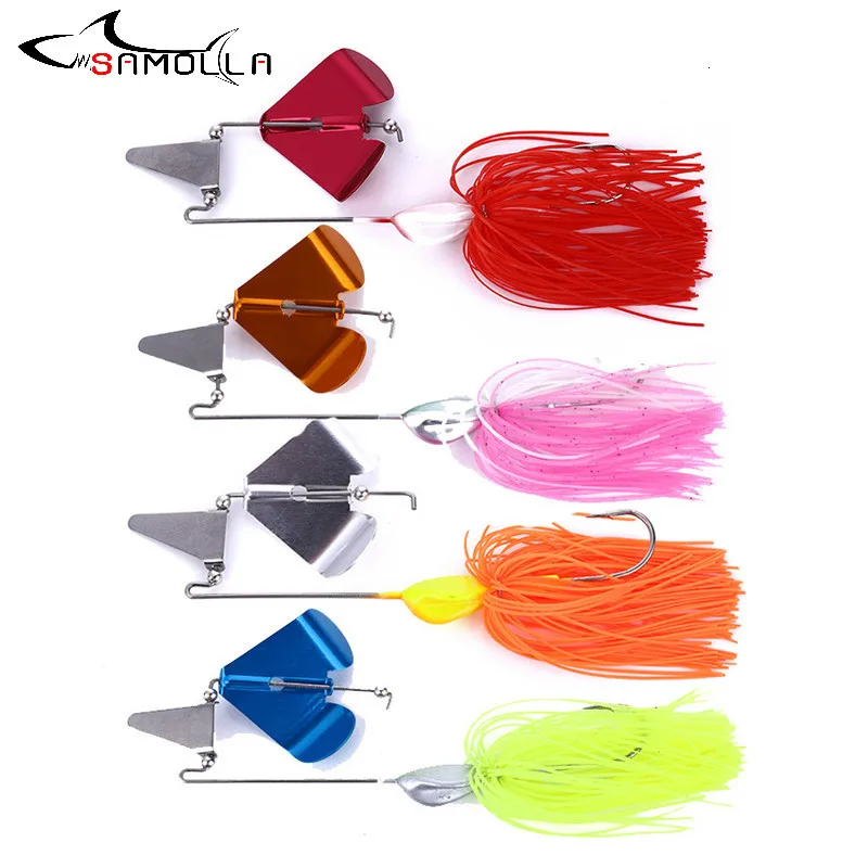 Spinner Bait Fishing Lure Weights 22g Spinnerbait Articulos De Pesca Isca Artificial  Metal Bait Pesca Accesorios Mar