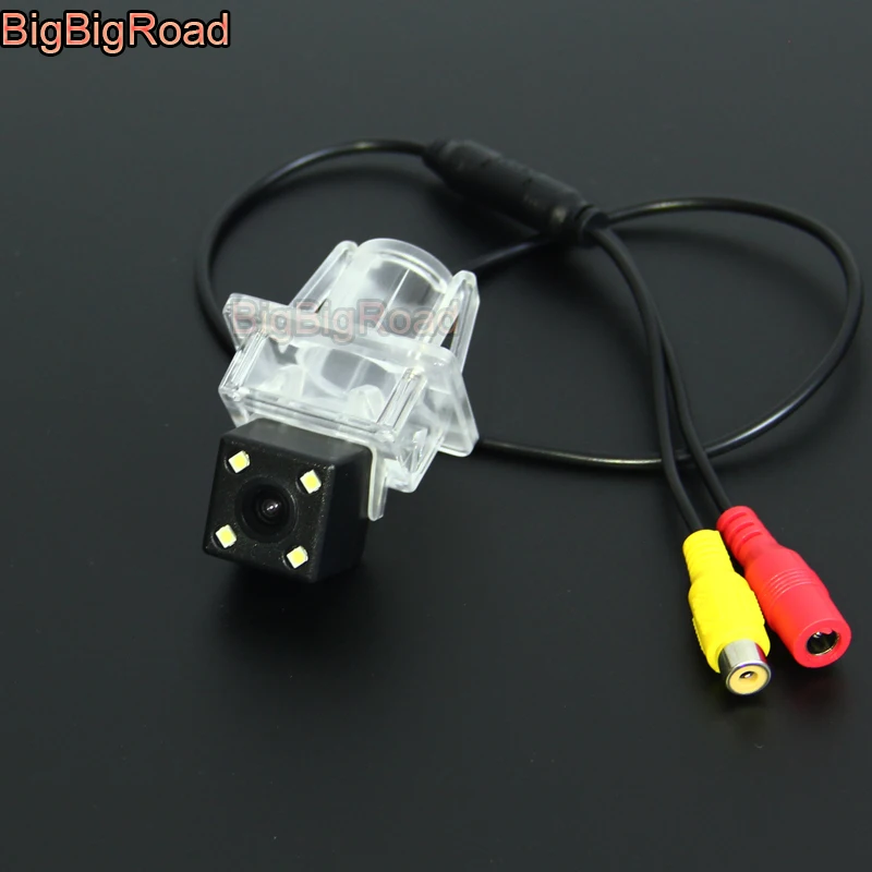 

BigBigRoad Wireless CCD Reverse Back Up Camera For Mercedes Benz SLK Class MB R172 2012~2015 Parking Camera License Plate Light