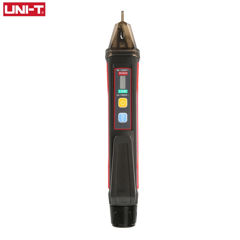 UNI-T AC Voltage Detector Meter UT12E UT12M 24 V-1000 V Contactloze Tester Pen Socket Volt Elektrische testpotlood