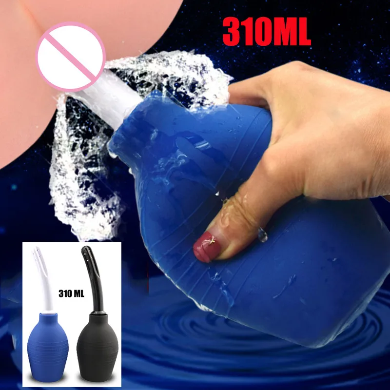 Enema Rectal Shower Large Capacity Enema Ball Syringe System Anus Cleaner Tip Nozzle Plug Colon Enema Anal Sex Adult Toy