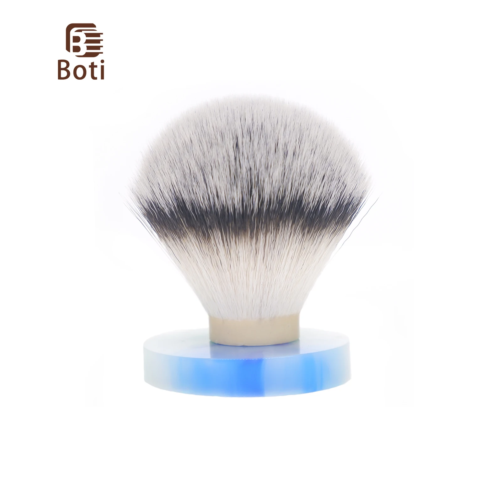 Boti Brush-3 Color Synthetic Hair Shaving Brush Knots Class A Bulb Type Men's Beard Shaping Tool Round Chassis