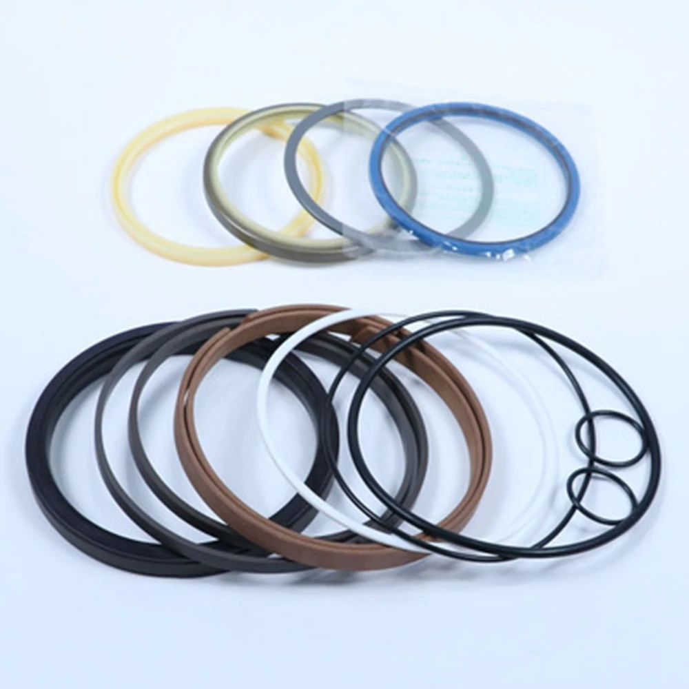 

Excavator seal Excavator hydraulic oil seal Suitable for ZAX350 excavator arm cylinder oil seal repair kit