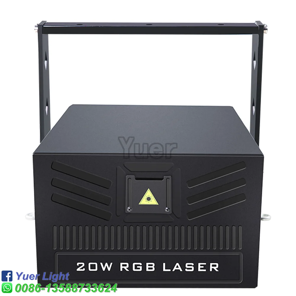 20W ILDA 30Kpps RGB Laser Light DMX512 Control DJ Disco Stage Laser Scanner Music Effect indoor Laser Projector Bar Light Party