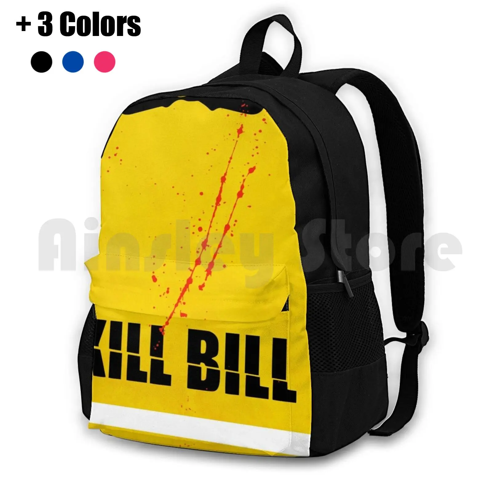 Sticker-Kill Bill zaino da trekking all'aperto equitazione arrampicata borsa sportiva film Kill Bill film film Cover grandi film Cool