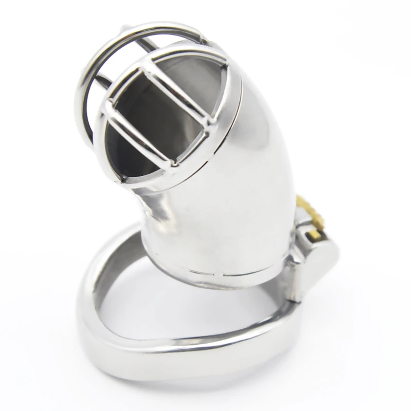 BLACKOUT A27X Stainless Steel Male Chastity Device Cock Cage Penis Ring with/without Barbed Anti-off Ring Fetish Adult Sex Toys