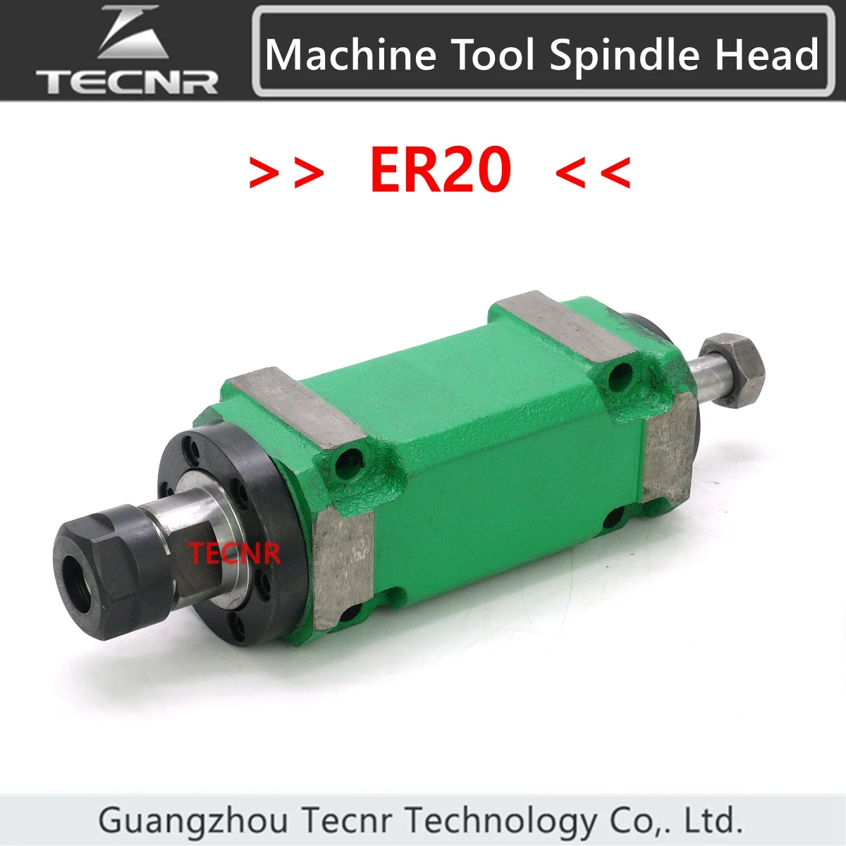 750W 1Hp ER20 Max. 3000~8000rpm Power Head Power Unit Machine Tool Spindle Head for boring milling drilling tapping Machine