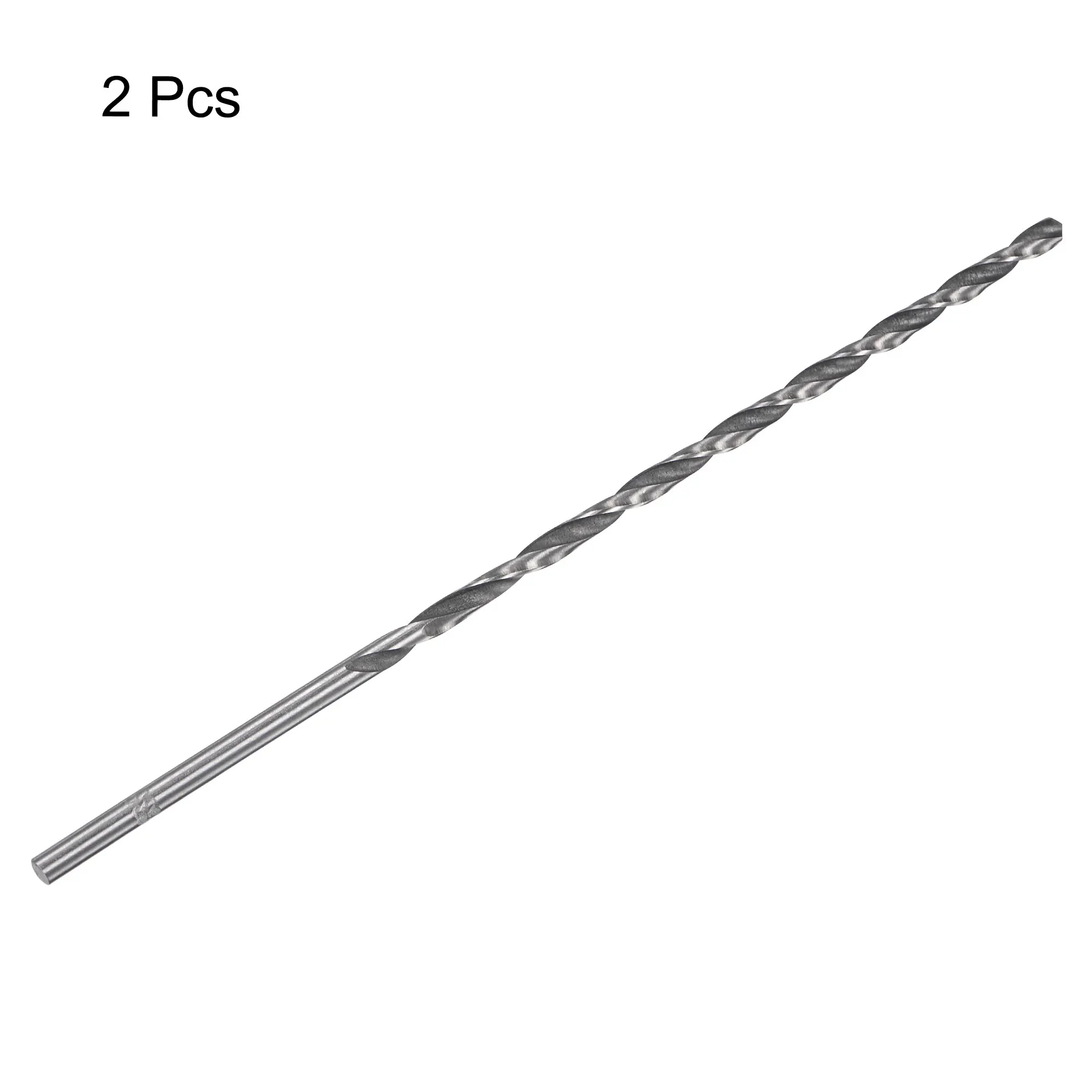 Uxcell hss (aço de alta velocidade) haste reta jobber torção broca 3mm diâmetro 120mm comprimento 2 pces