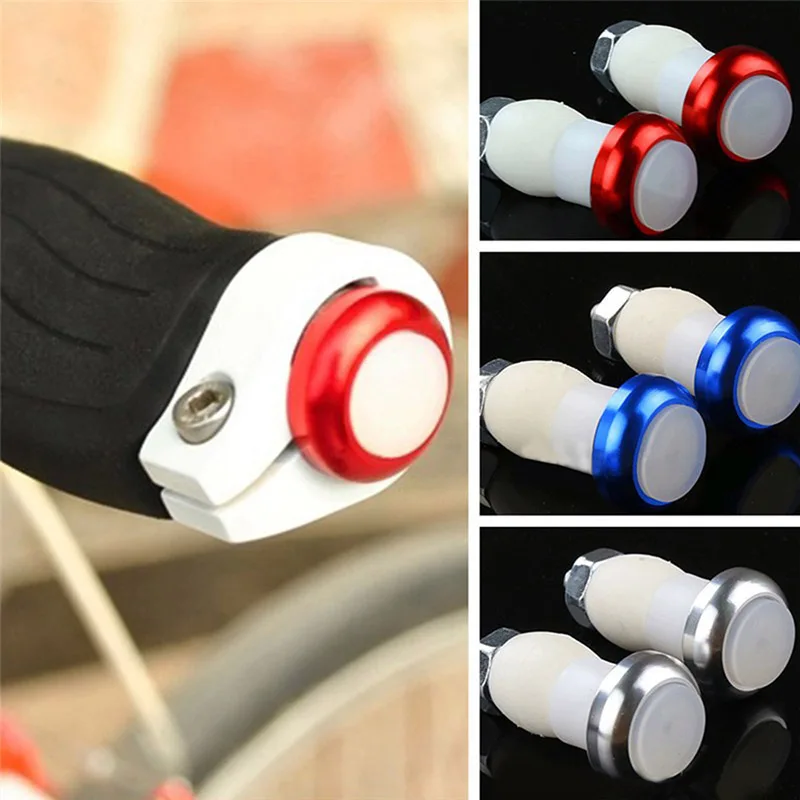 2pcs/lot Bike Handlebar Light Bicycle Handle Grip LED Turn Signal Safty Warning Cycling Indicator Lamps Bike Lights BC0005