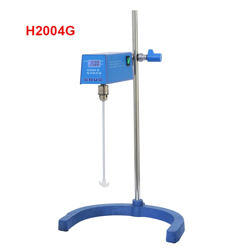 40/100/150/250W Laboratory Stirrer with Timing 1500rpm Electric Digital Overhead Stirrer Lab Mixer for Paint and Comestic mixer