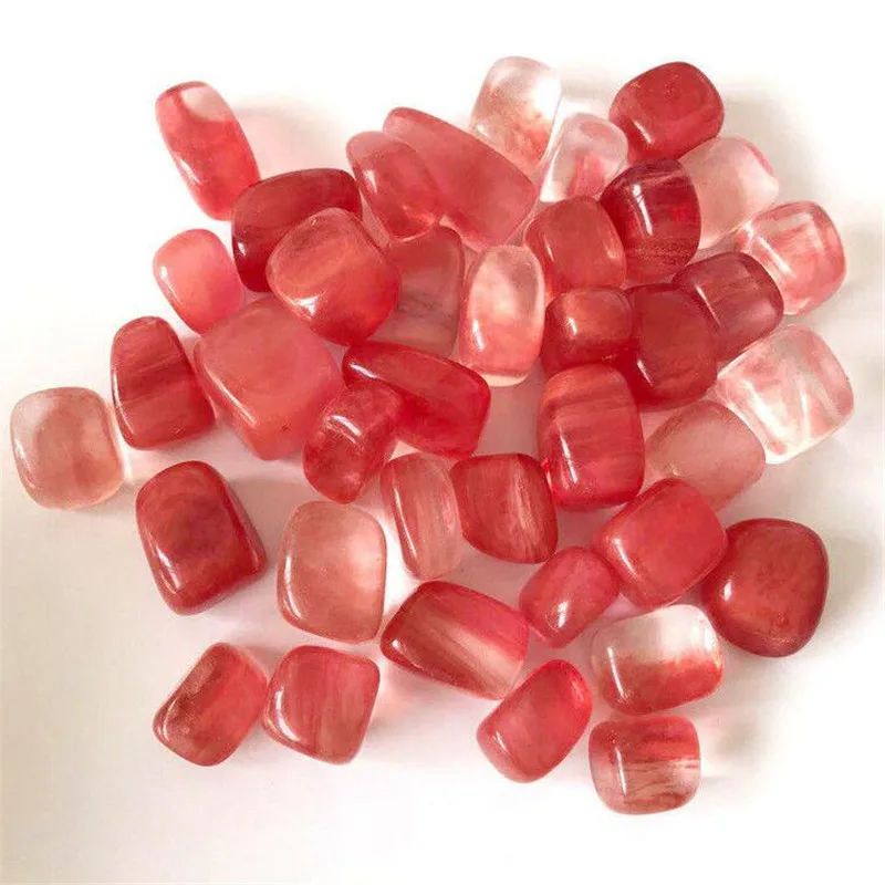 100g Red Smelting Stone Watermelon Quartz crystal Stone Rock Mineral Stone Craft