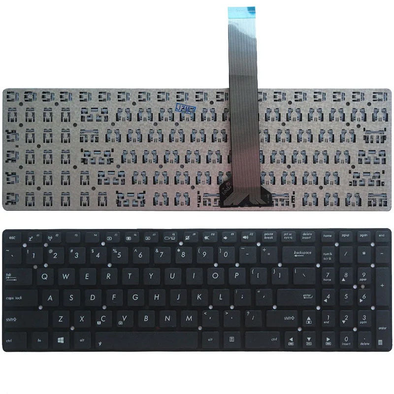 US laptop Keyboard for ASUS U57A U57VD U57VJ U57VM R500A R500V R500VS R500VM R500VJ R500VD R752LD R752M R752MA R752MD R752LA