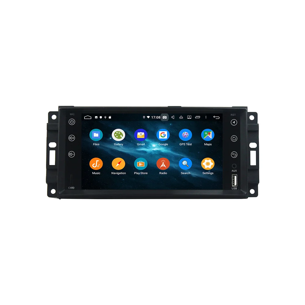 Android 10.0 Car Multimedia Player Stereo Radio DVD Player For Jeep Compass Wrangler Full Touch Car GPS Map Navigation Dashboard