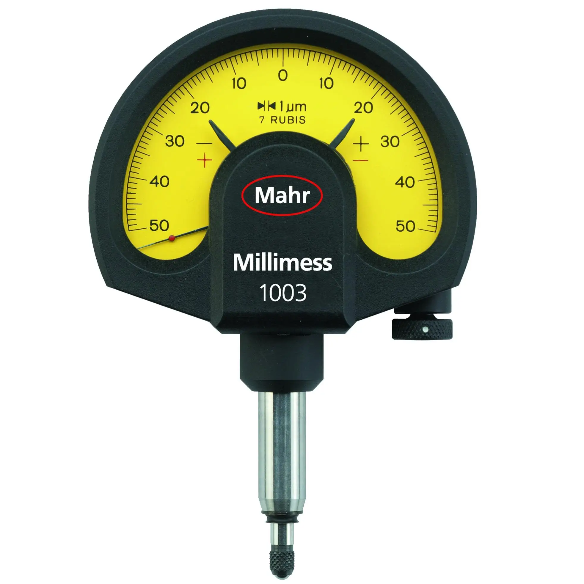 Mahr Millimess Mechanical Dial Comparator Indicator, 1003 4334000 ±50 μm/ 1μm , 1002 4335000 ±25 μm/0.5um，1003XL 4334001