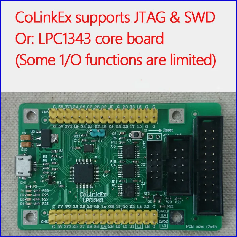 Colinkex-emulador de debug lpc1343 com núcleo