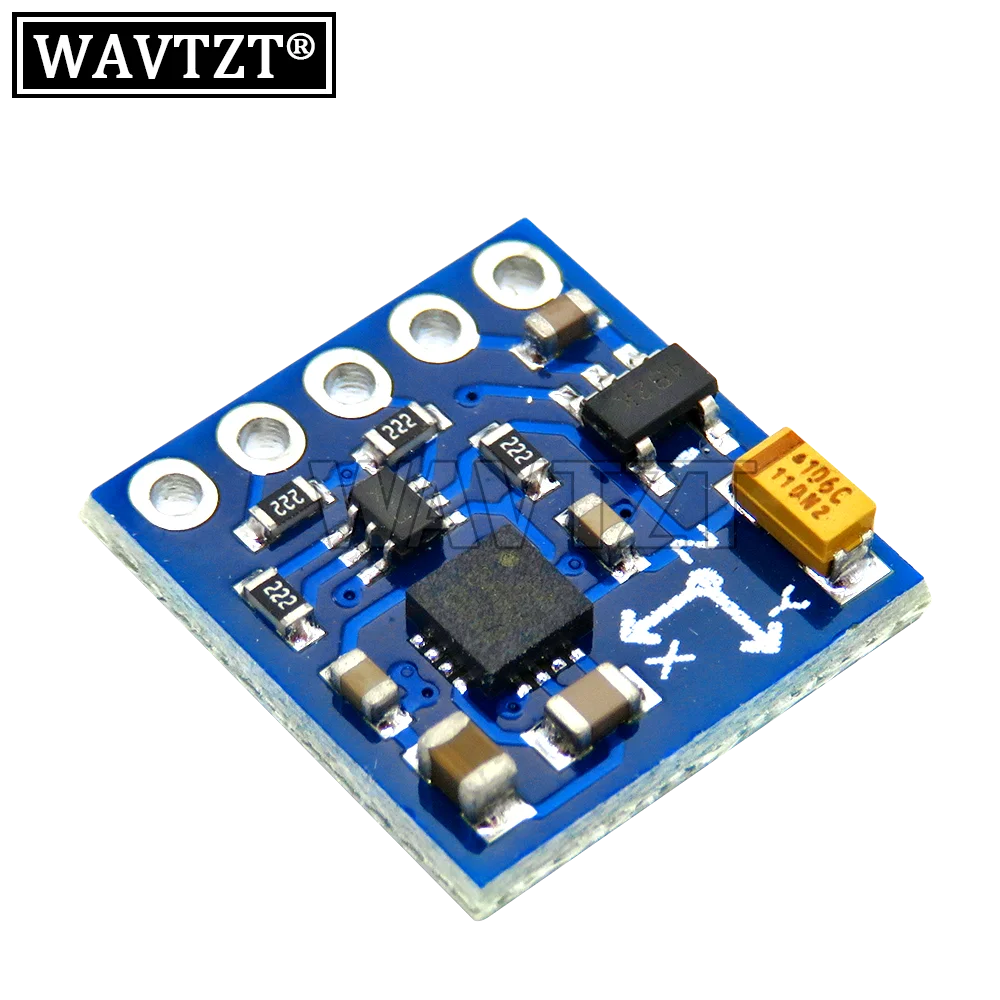 WAVTZT QMC5883 GY-271 3V-5V Tiga Sumbu Tri-sumbu 3 Sumbu Kompas Magnetometer Sensor Modul Papan QMC5883L UNTUK Arduino