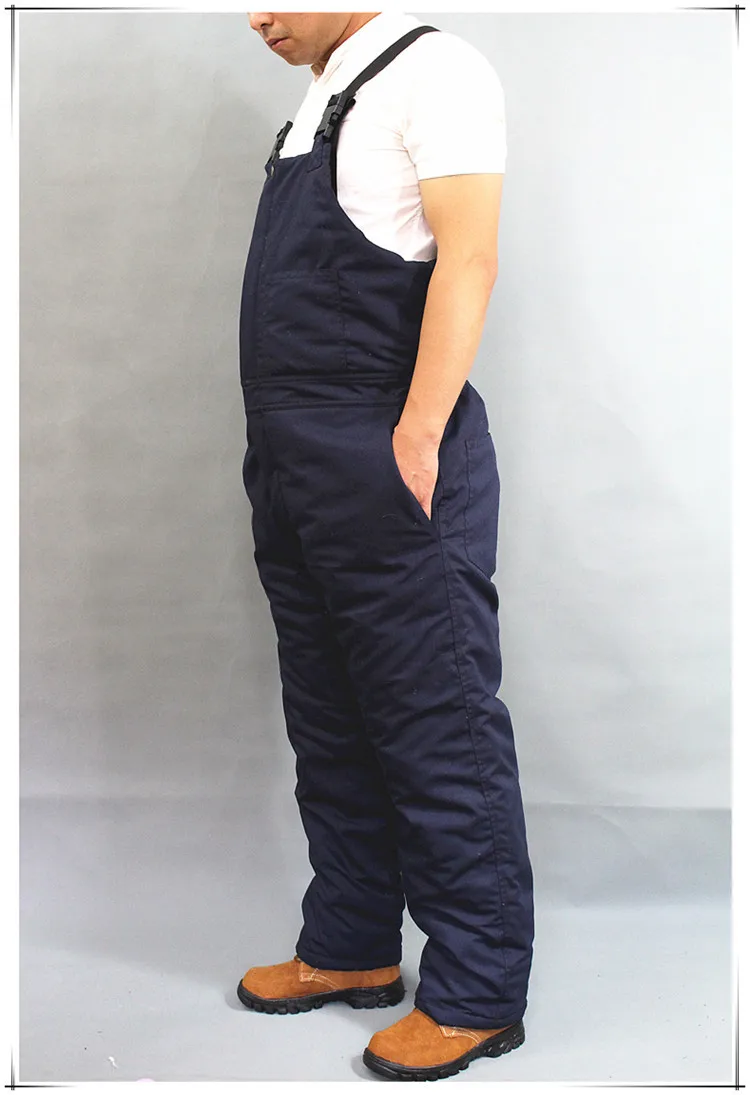 Winter Warm Thicken Working Tooling Overalls Male Work Wear uniforms Wear resistant Cold proof Jumpsuits For Worker Repairman