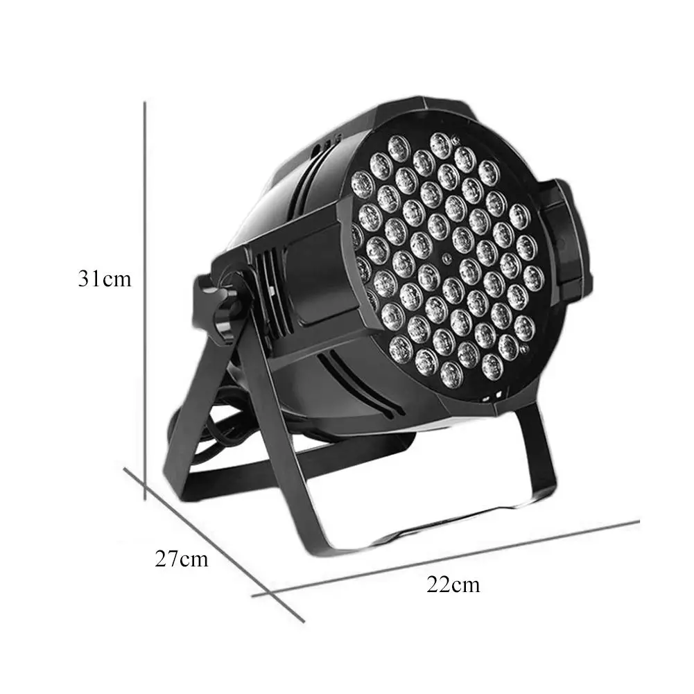 180W AC 120-240V Aluminium 54LED Par Licht Disco DJ KTV Party Dance Bühne Lampe LED Licht dance Bühne Lampe