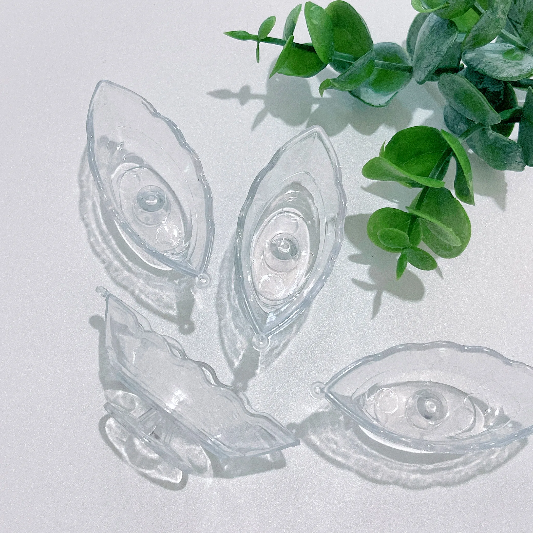 20 pz/lotto Mini tazza di plastica trasparente ciotola finta giocattoli fai da te simulazione stoviglie fai da te modello artigianato