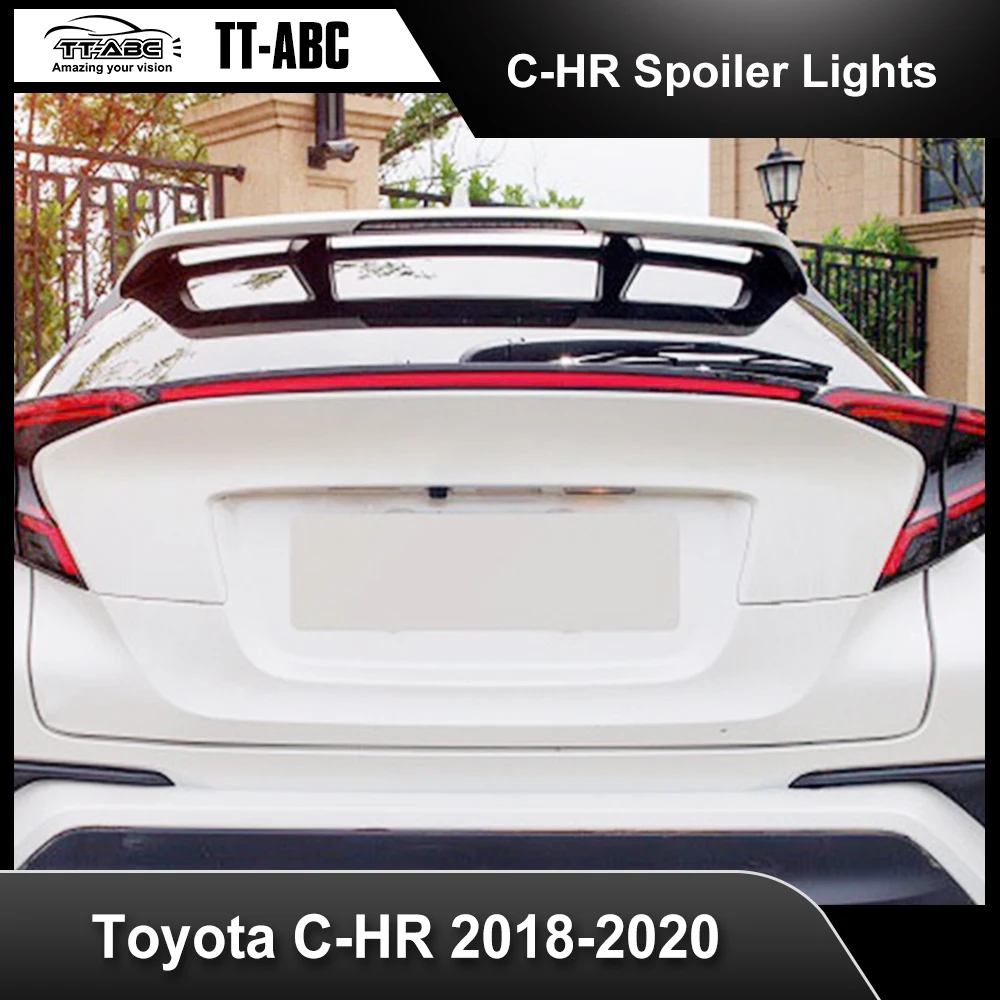 

Хвост светильник s для Toyota C-HR 2018-2020 спойлер светильник s TT-ABC светодиодный DRL Модифицированная лампа автомобиля светильник сборки Бесплатная доставка