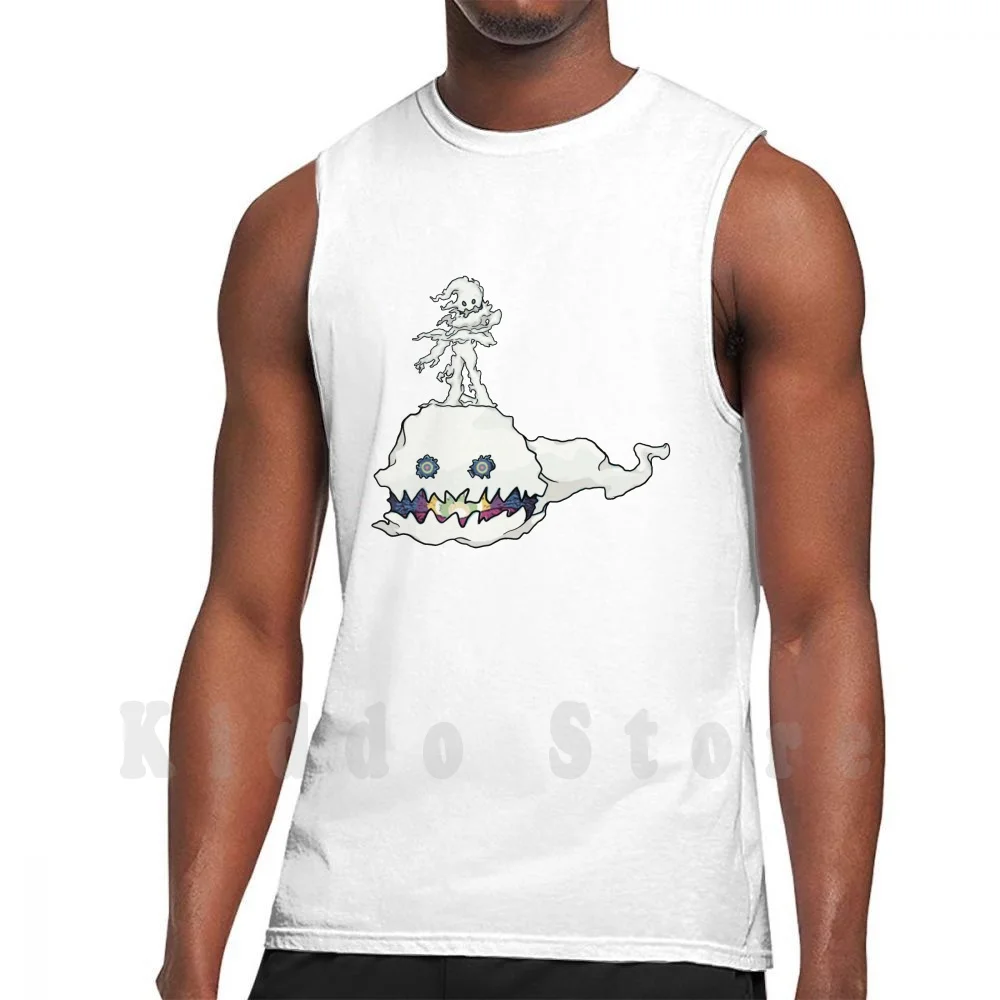 Kids See Ghosts Tank Tops Vest 100% Cotton Kanye West Kids See Ghosts Cudi Wavy Ye