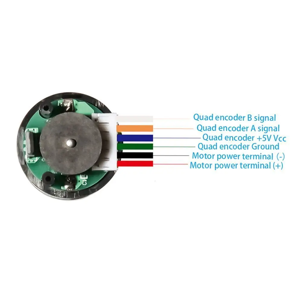 DC Motor Hall Magnetic Encoder DC2.5V~24V High Sensitivity Hall Sensor for 370 Motor Built-in Pull-up Resisto Battery Protection