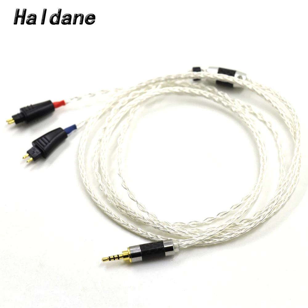 Haldane SilverComet High-end Taiwan 7N Litz OCC Earbud Replace Upgrade Cable for FOSTEX TH900 MKII MK2 TH909 TR-X00 TH600 TH610