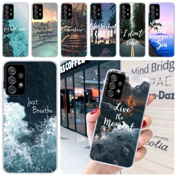 Travel Mountain Sea Beach For Samsung Galaxy A15 A14 A13 A12 A55 A54 A53 A52 Phone Case A32 A35 A34 A33 A25 A24 A23 A22 A04S A03