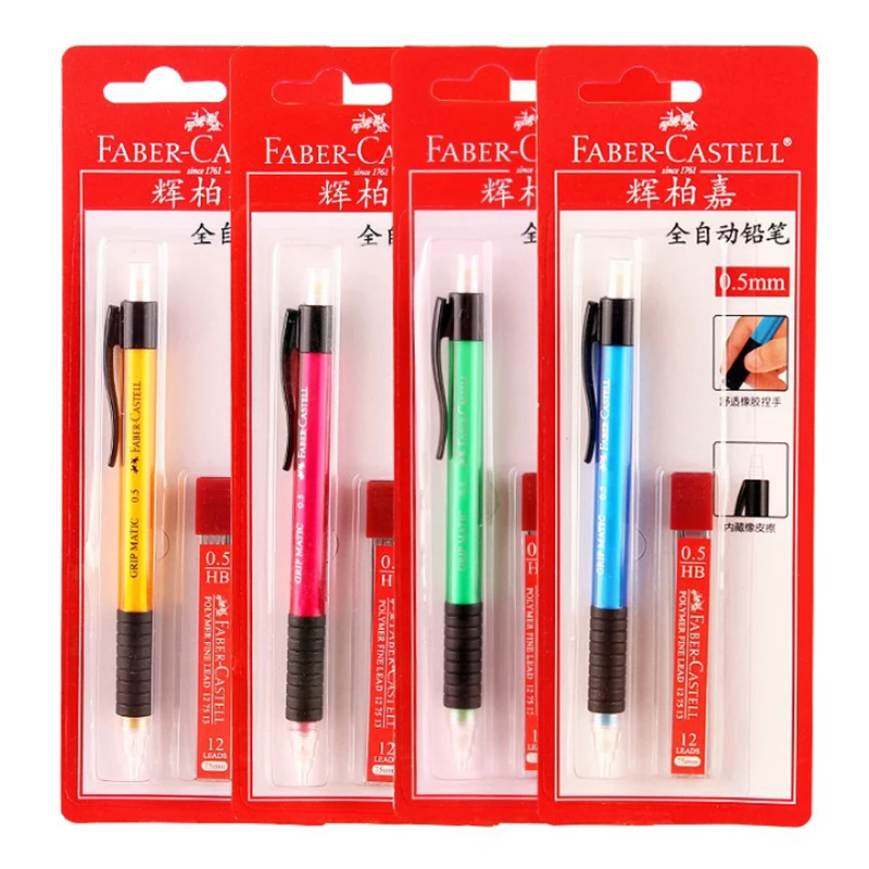 

Faber Castell 1338 Mechanical Pencils Set 0.5mm HB Grip Matic Automatic Pencil