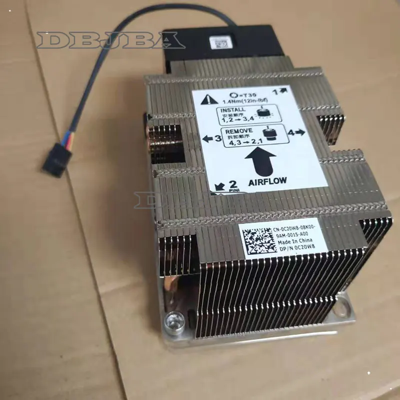 Nieuwe Werkstation Cpu Heastink Ventilator Voor Dell T7820 Assemblage Yd4tx C20w8 0c20w8