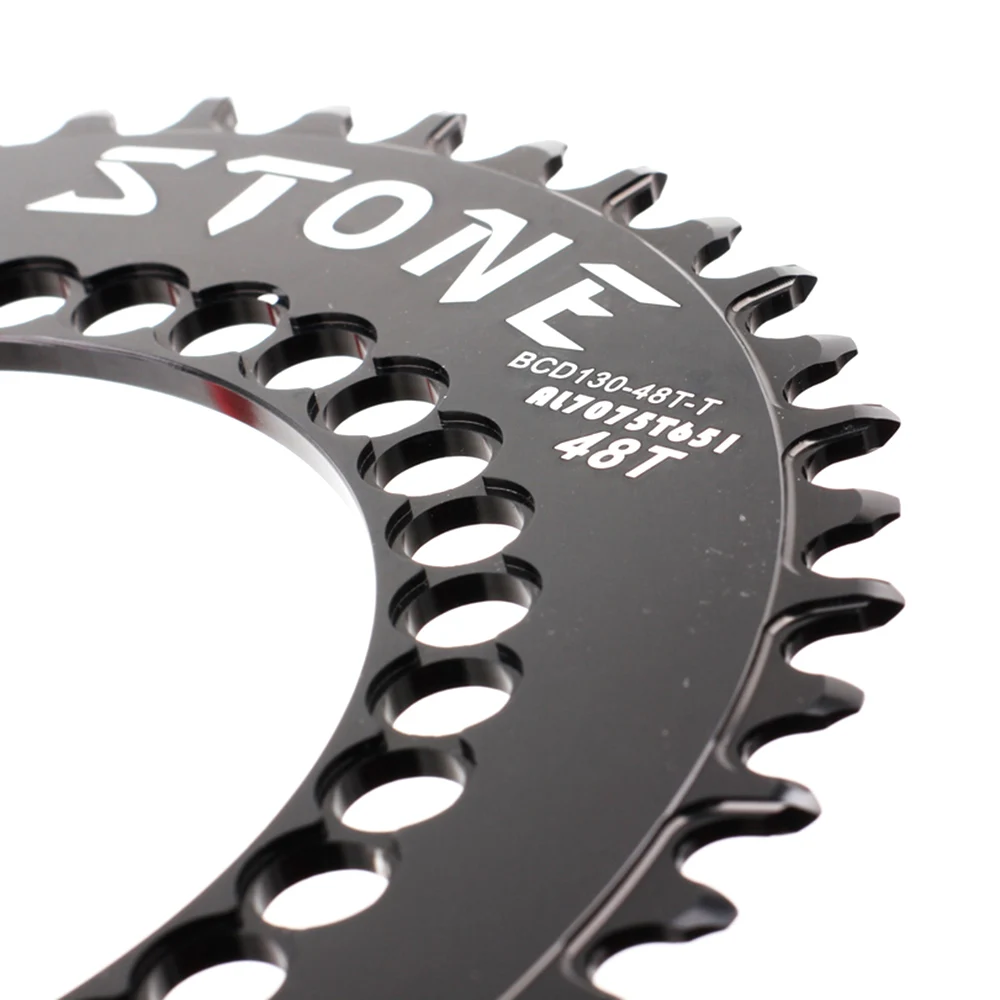 Stone Oval Aero Chainring BCD 130mm 5 Arms for Brompton Fnhon Folding Bike AXS 12 SPEED 5700 6700 Chainwheel bcd130 Chain Ring