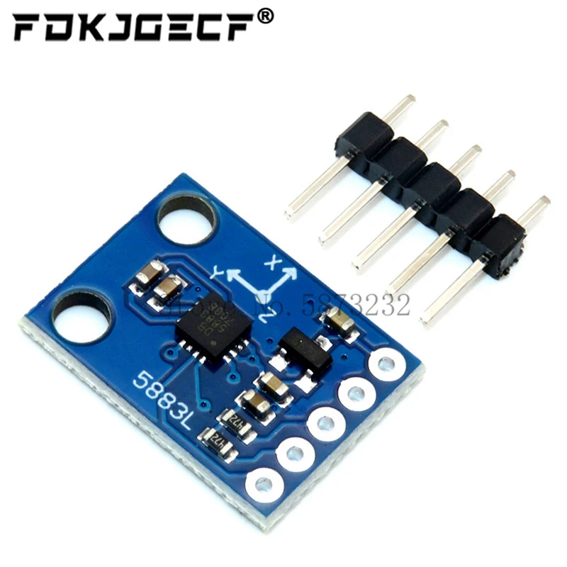 GY-273 3V-5V QMC5883L Triple Axis Compass Magnetometer Sensor Module Three Axis Magnetic Field Module For Arduino