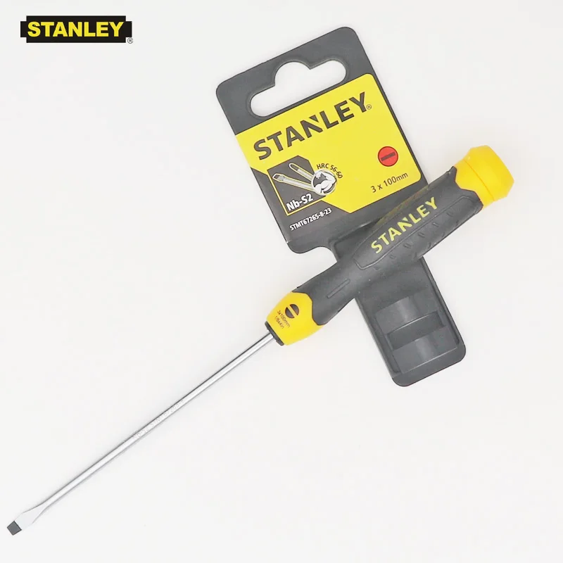 Stanley 1 pz garanzia a vita 3mm 5mm cacciavite a taglio cacciavite a testa piatta micro extra lungo lungo magnetico cacciaviti