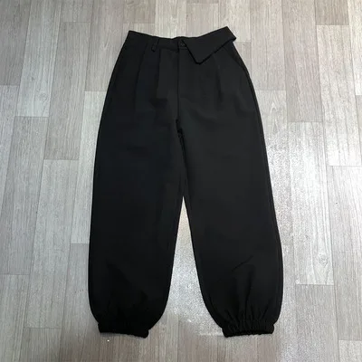 Men's Trousers Leisure Spring New Harajuku Simple Loose Casual Pants Men's Black Sports Pants Closed Feet Simple Casual Pants