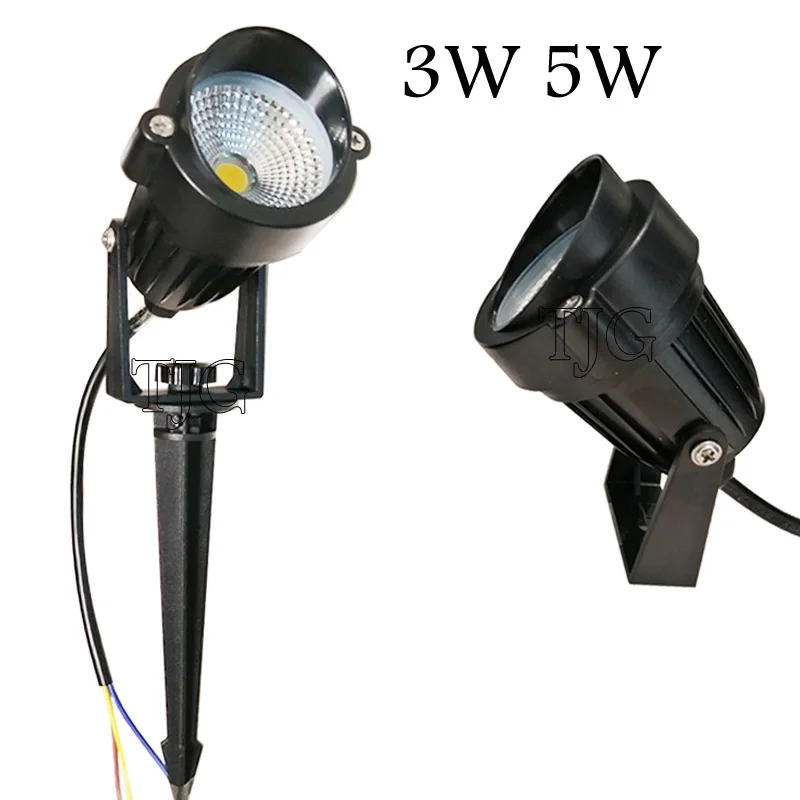 4PCS 3W 5W 10W COB Im Freien Wasserdichte led Garten Lampe AC110 V 220V DC12V außen Beleuchtung Garten Licht Landschaft LED scheinwerfer