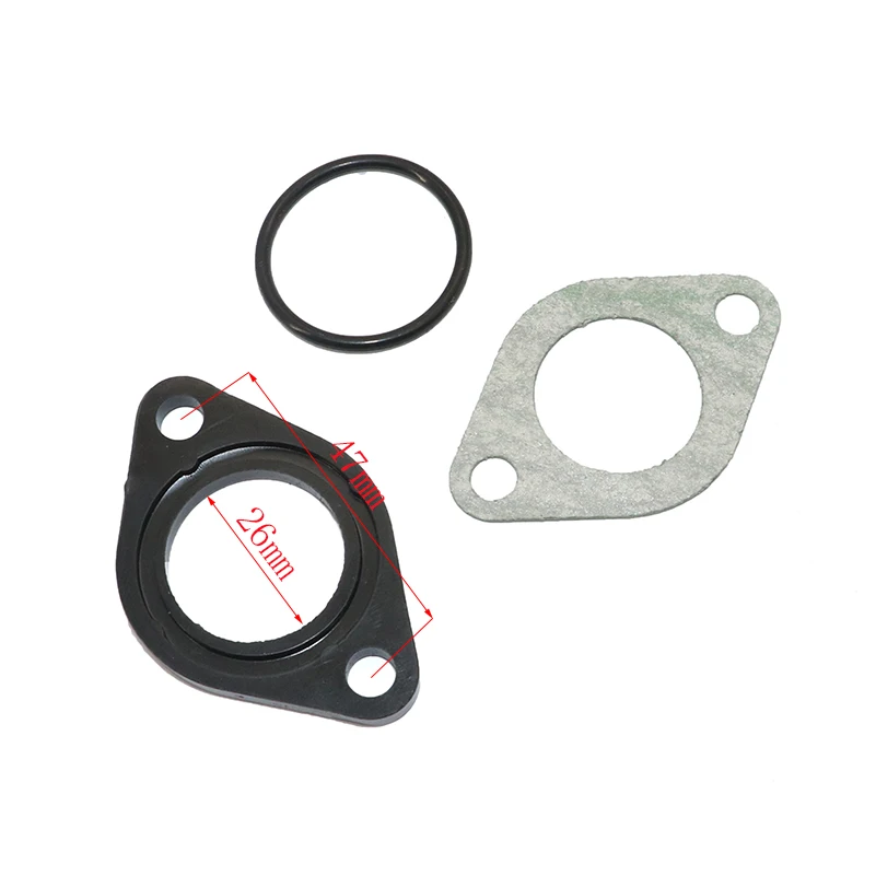 PZ26 PZ27 PZ30 Carburetor Intake Manifold Pipe Gasket Spacer Seal For 110cc 125cc 140cc Engine XR CRF SSR ATV Go Kart Dirt Bike